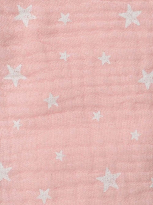 Lot de 2 bavoirs bandana en gaze de coton - Kiabi