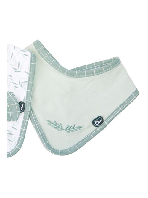 Lot de 2 bavoirs bandana esprit nature - Kiabi