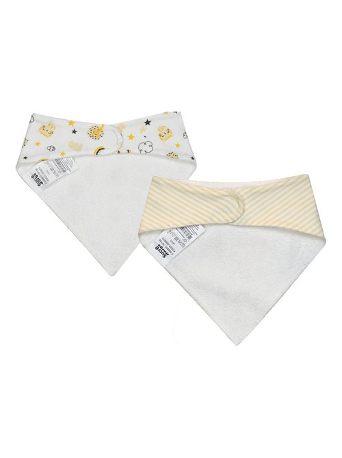 LOT DE 2 BAVOIRS BANDANA IBOLI MAILLE - Kiabi