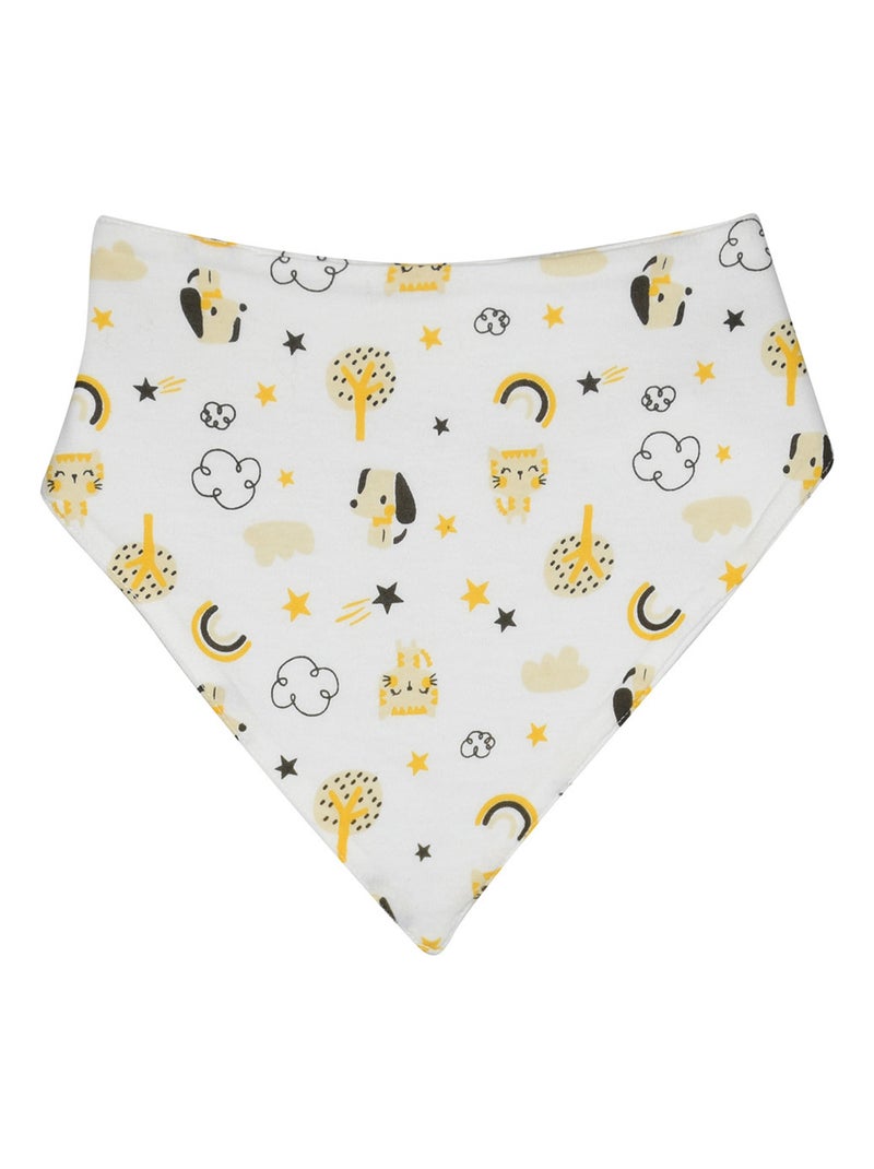 LOT DE 2 BAVOIRS BANDANA IBOLI MAILLE Beige - Kiabi