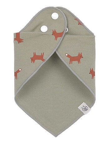 Lot de 2 bavoirs Bandanas 0-24 mois Little Forest Renard
