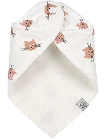 Lot de 2 Bavoirs Bandanas 0-24 mois Tiny Team Chat