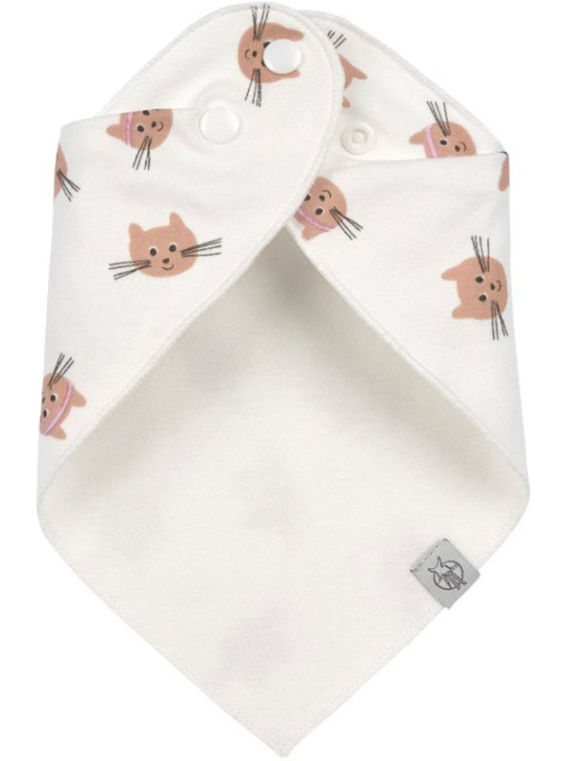Lot de 2 Bavoirs Bandanas 0-24 mois Tiny Team Chat Multicolore - Kiabi