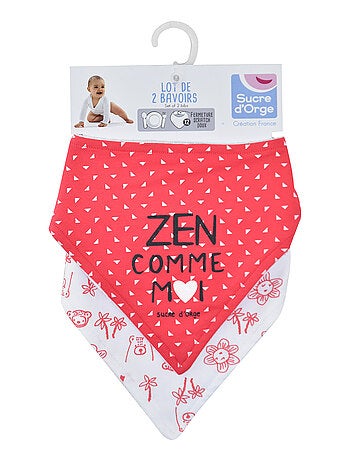LOT DE 2 BAVOIRS BANDANAS ERICA