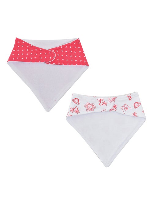 LOT DE 2 BAVOIRS BANDANAS ERICA - Kiabi