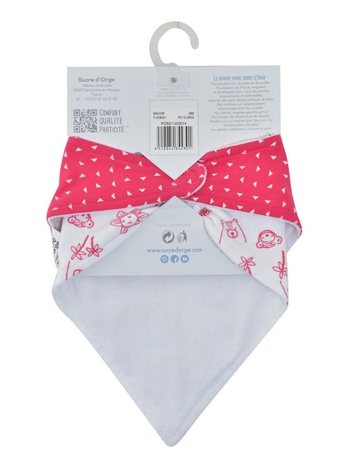 LOT DE 2 BAVOIRS BANDANAS ERICA - Kiabi