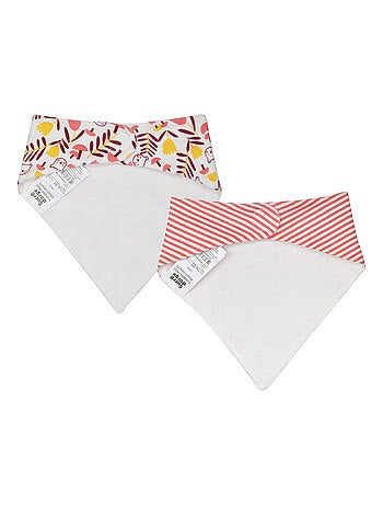 LOT DE 2 BAVOIRS BANDANAS ILOUANE MAILLE
