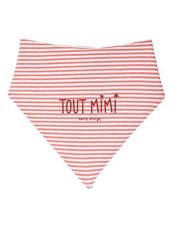 LOT DE 2 BAVOIRS BANDANAS ILOUANE MAILLE