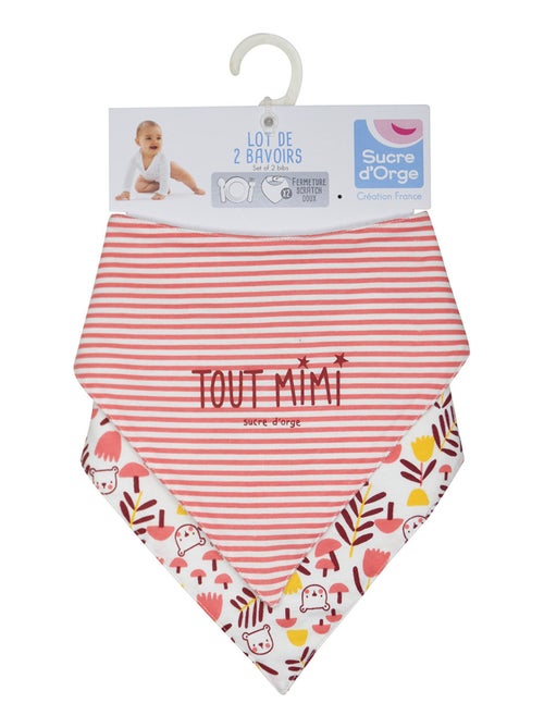 LOT DE 2 BAVOIRS BANDANAS ILOUANE MAILLE - Kiabi