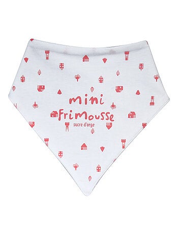 LOT DE 2 BAVOIRS BANDANAS ONDINE MAILLE