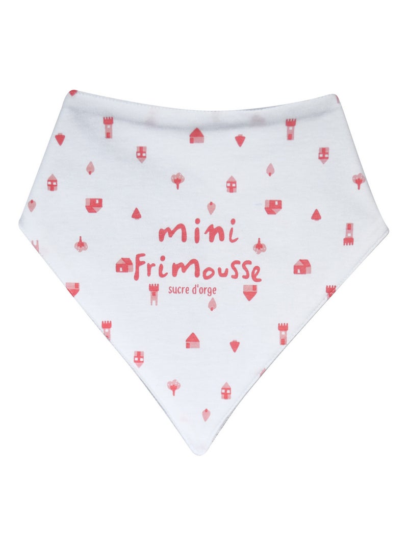 LOT DE 2 BAVOIRS BANDANAS ONDINE MAILLE Rose - Kiabi