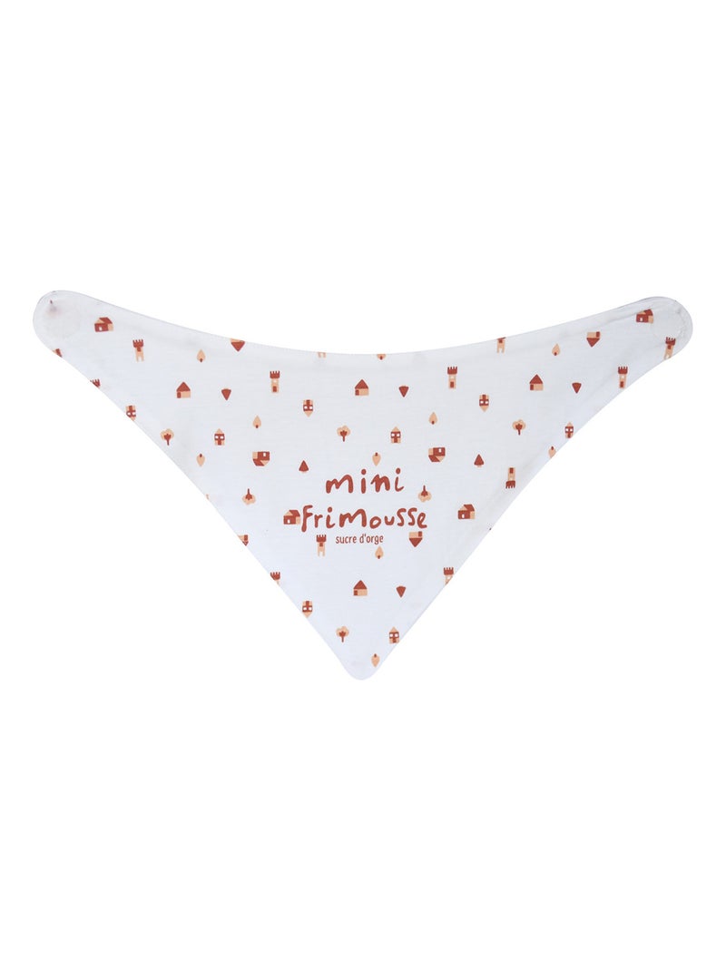 LOT DE 2 BAVOIRS BANDANAS ORELL MAILLE Orange - Kiabi