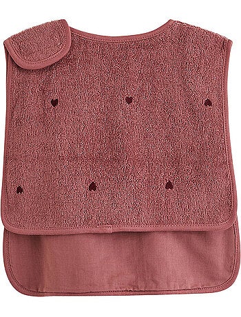 Lot de 2 bavoirs bébé en éponge aimée