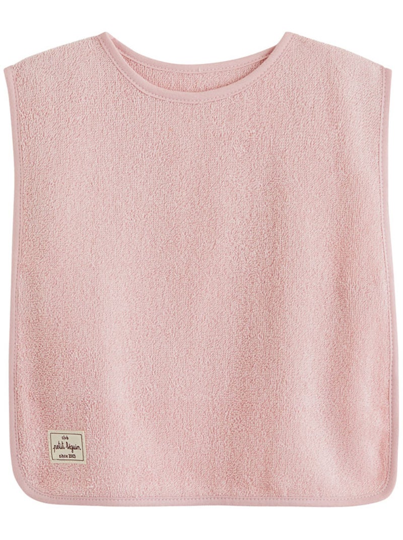 Lot de 2 bavoirs bébé en éponge aimée Rose - Kiabi