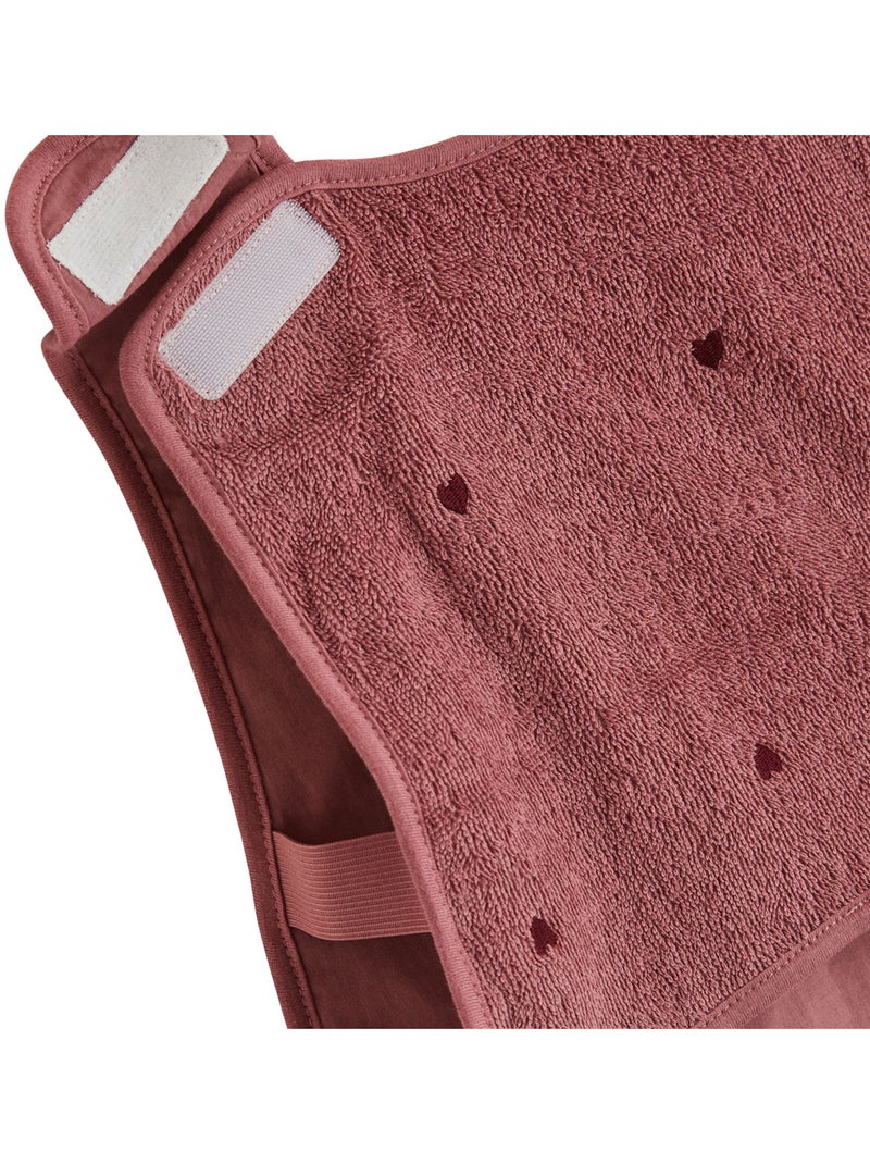 Lot de 2 bavoirs bébé en éponge aimée Rose - Kiabi