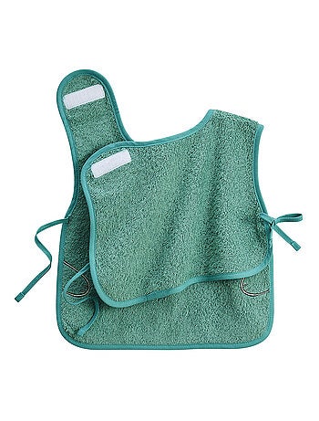 Lot de 2 bavoirs bébé en éponge Cédric