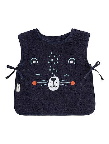 Lot de 2 bavoirs bébé en éponge Cédric