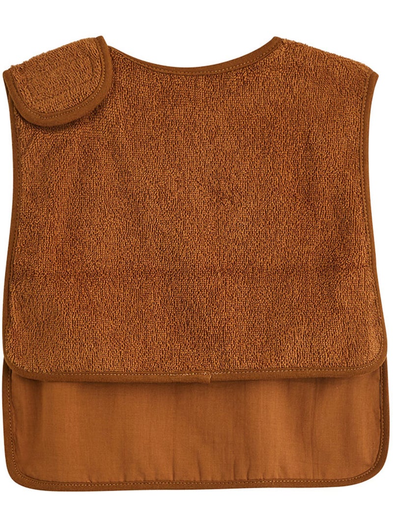 Lot de 2 bavoirs bébé en éponge kimmo Bleu - Kiabi