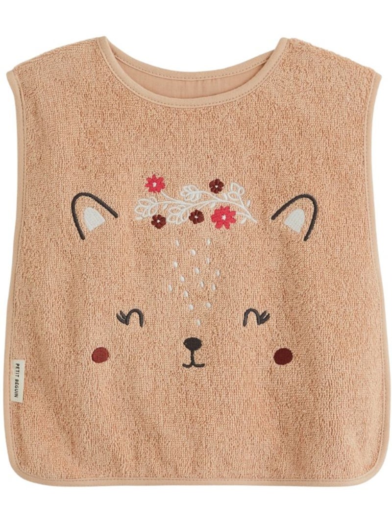 Lot de 2 bavoirs bébé en éponge léa Rose - Kiabi