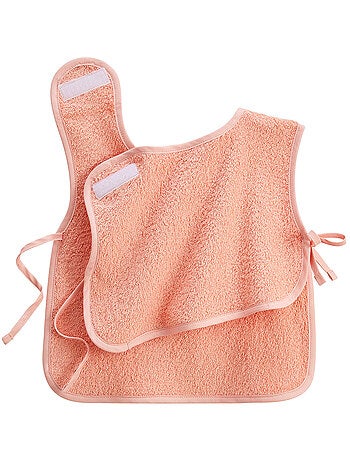 Lot de 2 bavoirs bébé en éponge Manouk