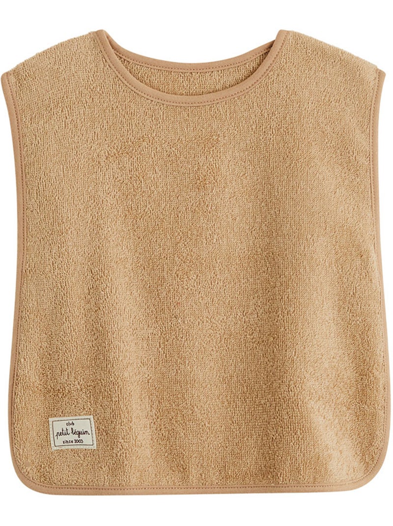 Lot de 2 bavoirs bébé en éponge moka Vert - Kiabi