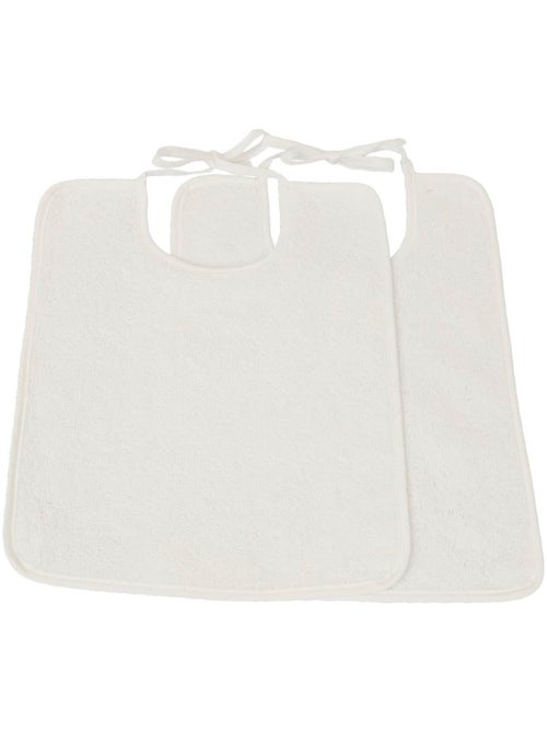 Lot de 2 bavoirs bébé éponge BOUCLETTE - Kiabi Lot de 2 bavoirs bébé éponge BOUCLETTE - Kiabi