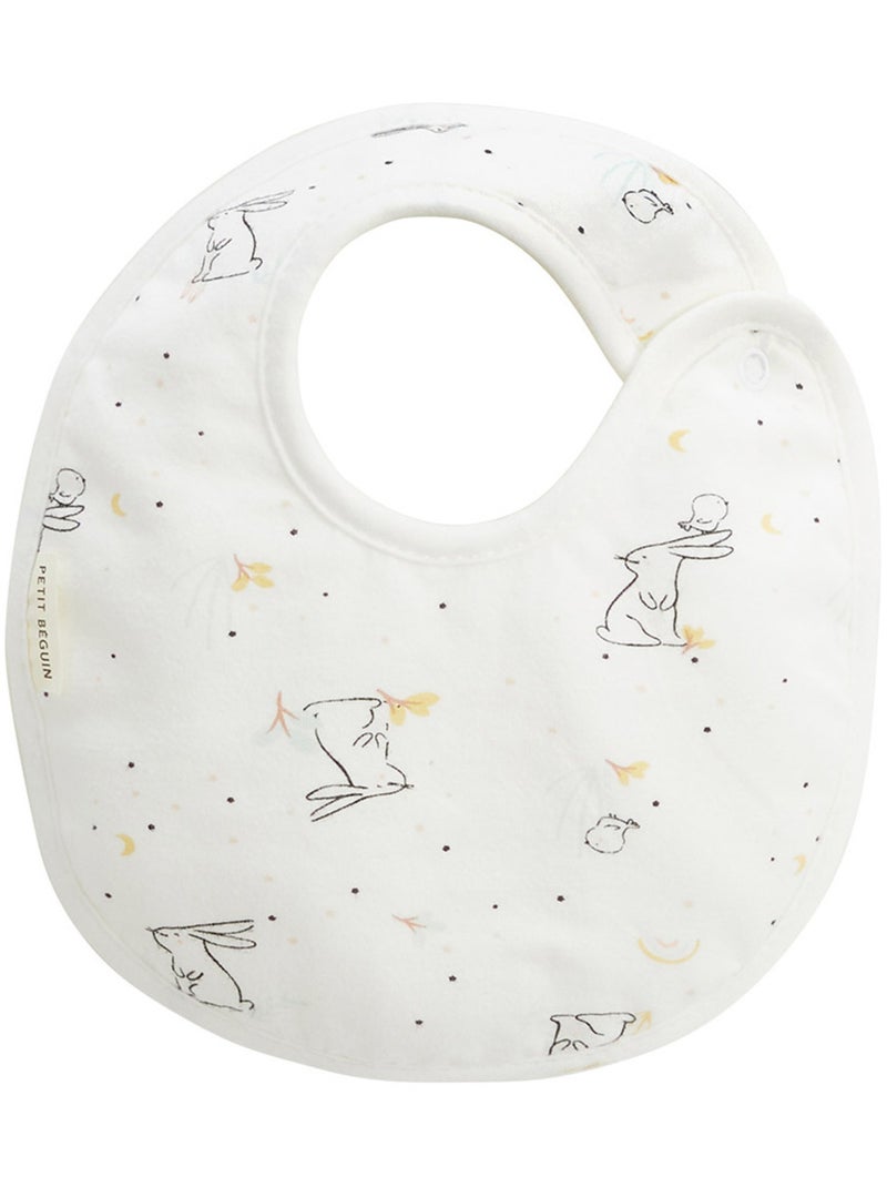 Lot de 2 bavoirs bébé Hello Baby Ecru - Kiabi
