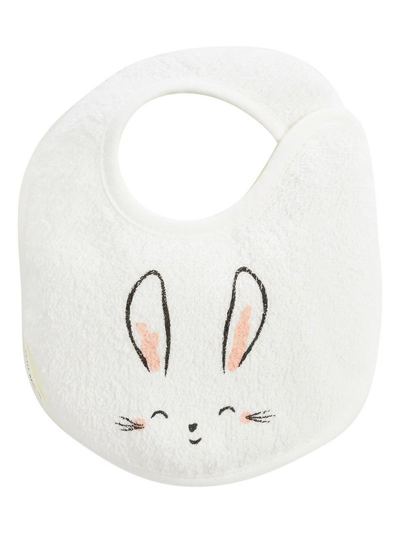 Lot de 2 bavoirs bébé Hello Baby Ecru - Kiabi