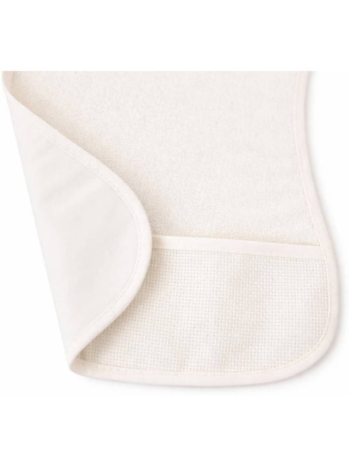 Lot de 2 bavoirs bébé imperméable point de croix BEBE - Kiabi
