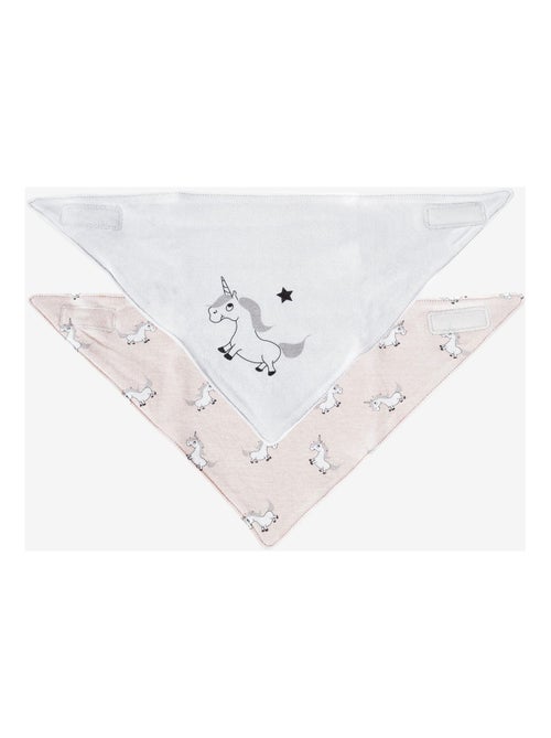 Lot de 2 bavoirs bébé Kinousses - Kiabi