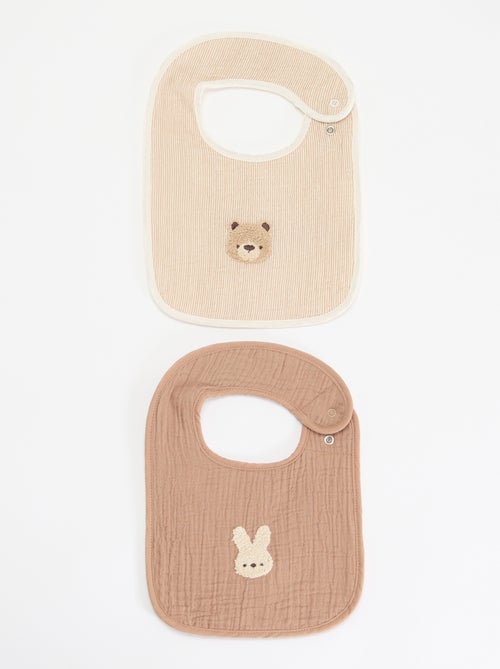 Lot de 2 bavoirs - Kiabi Lot de 2 bavoirs - Kiabi