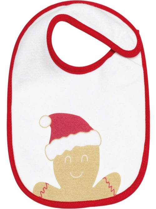 Lot de 2 bavoirs de naissance de Noël - Kiabi