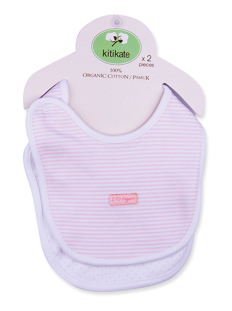Lot de 2 bavoirs , Dreams Kitikate Rose - Kiabi