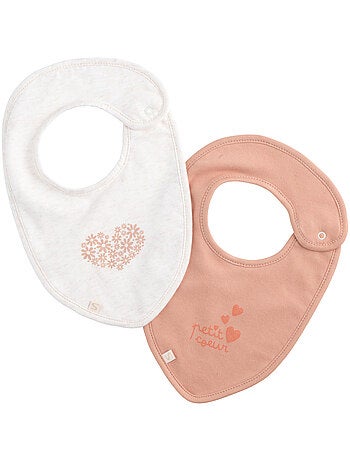 Lot de 2 bavoirs en coton - SAUTHON