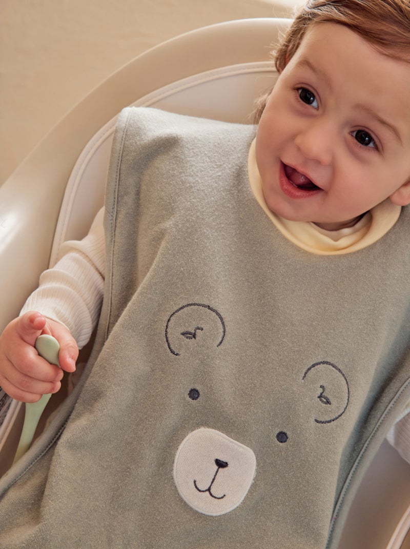 Lot de 2 bavoirs en éponge & kaki Noukie's Beige - Kiabi