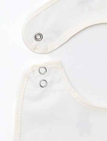 Lot de 2 bavoirs imperméables avec imprimé