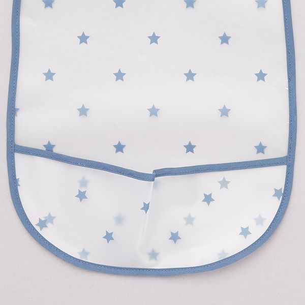 Lot De 2 Bavoirs Impermeables Bebe Garcon Bleu Kiabi 5 00