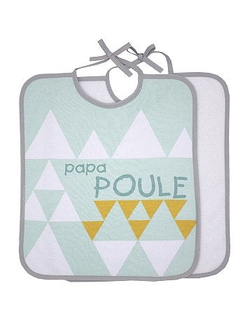 Lot de 2 bavoirs 'maman'