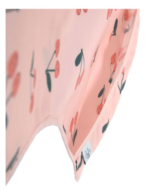 Lot de 2 bavoirs Manches longues 6-24 mois Happy Fruits Cerise - Kiabi