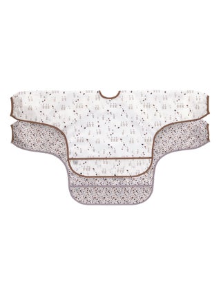 Lot de 2 bavoirs Manches longues 6-24 mois Oie