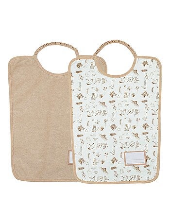 Lot de 2 bavoirs maternelles