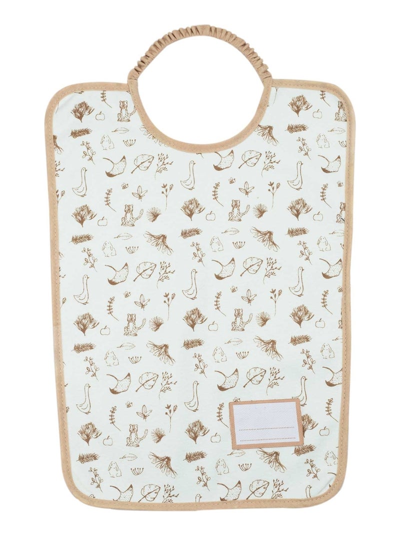 Lot de 2 bavoirs maternelles Ecru - Kiabi