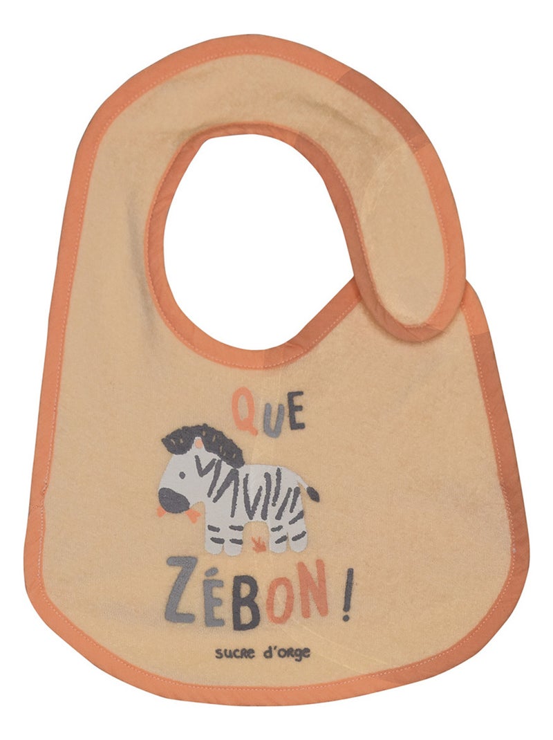 LOT DE 2 BAVOIRS NAISSANCE FINOU Orange - Kiabi