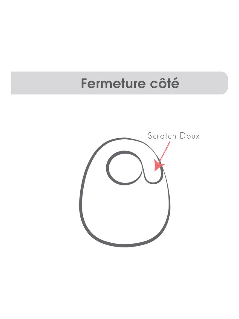 LOT DE 2 BAVOIRS NAISSANCE FINOU Orange - Kiabi