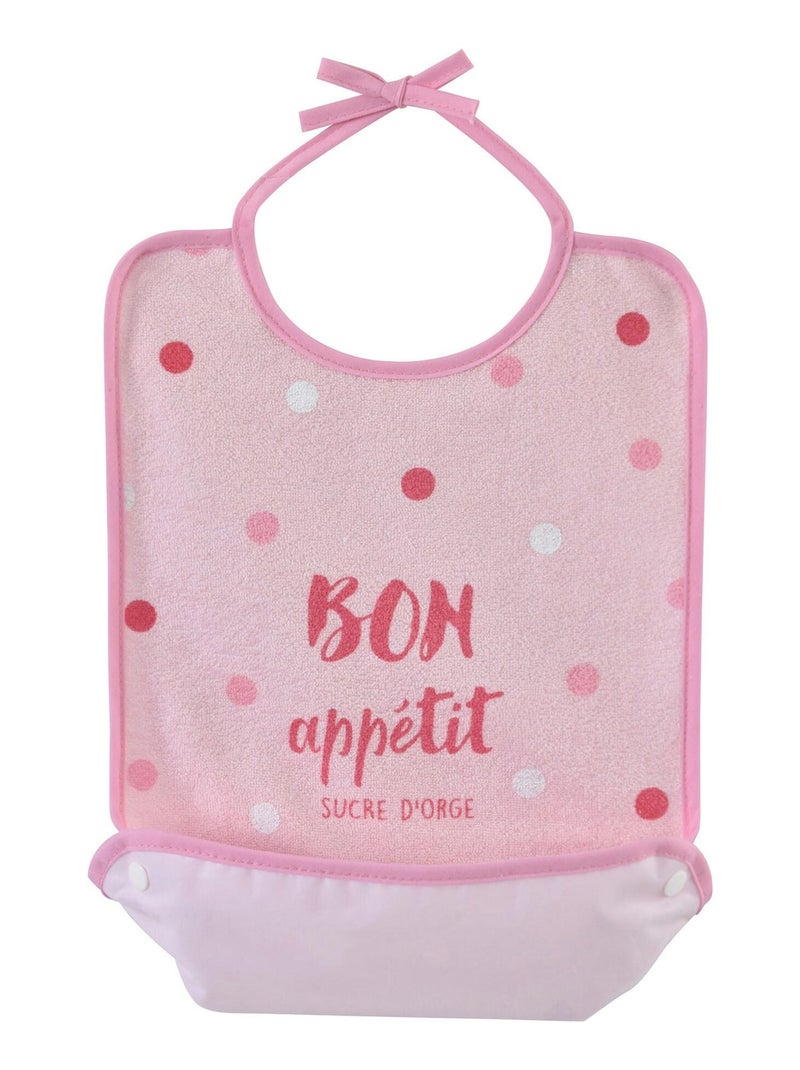 LOT DE 2 BAVOIRS PLASTIFIES ROSE Rose - Kiabi