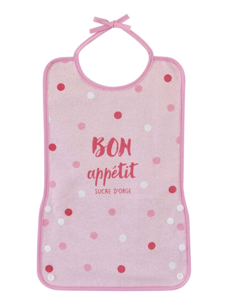 LOT DE 2 BAVOIRS PLASTIFIES ROSE Rose - Kiabi