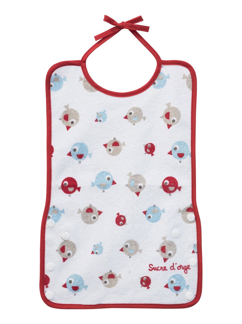 LOT DE 2 BAVOIRS REVERSIBLES Blanc - Kiabi