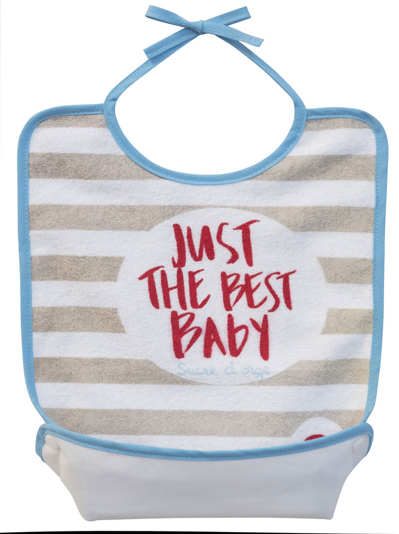 LOT DE 2 BAVOIRS REVERSIBLES Blanc - Kiabi