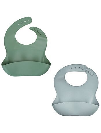LOT DE 2 BAVOIRS SILICONE