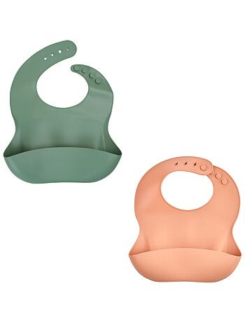 LOT DE 2 BAVOIRS SILICONE